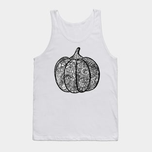 Pumpkin Zentangle Tank Top